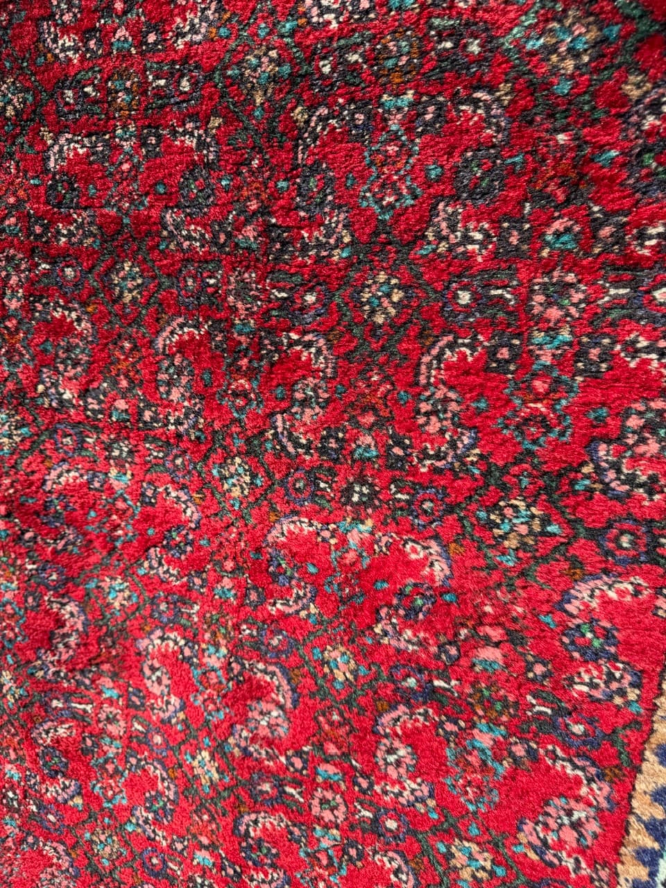 Runner Hamadan, red wool, Iran, 1990s. - 160088