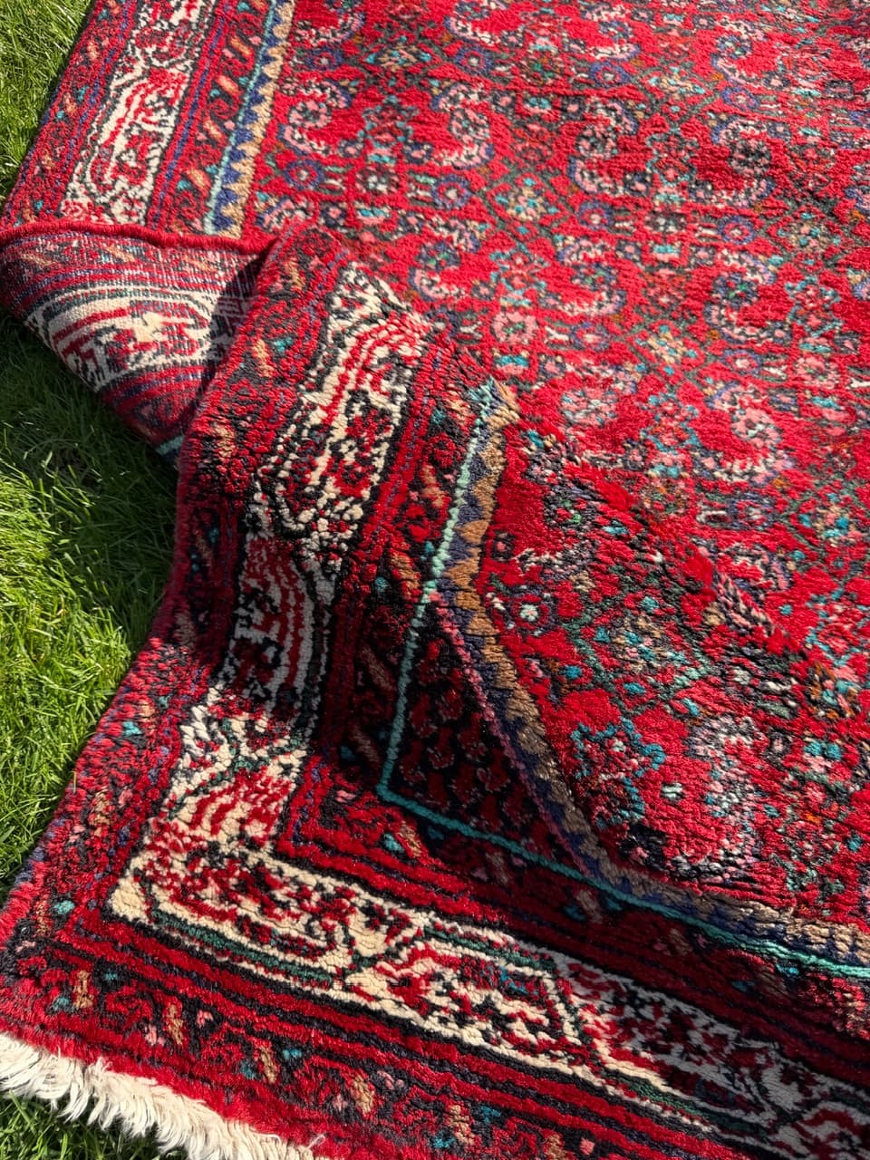 Runner Hamadan, red wool, Iran, 1990s. - 160091