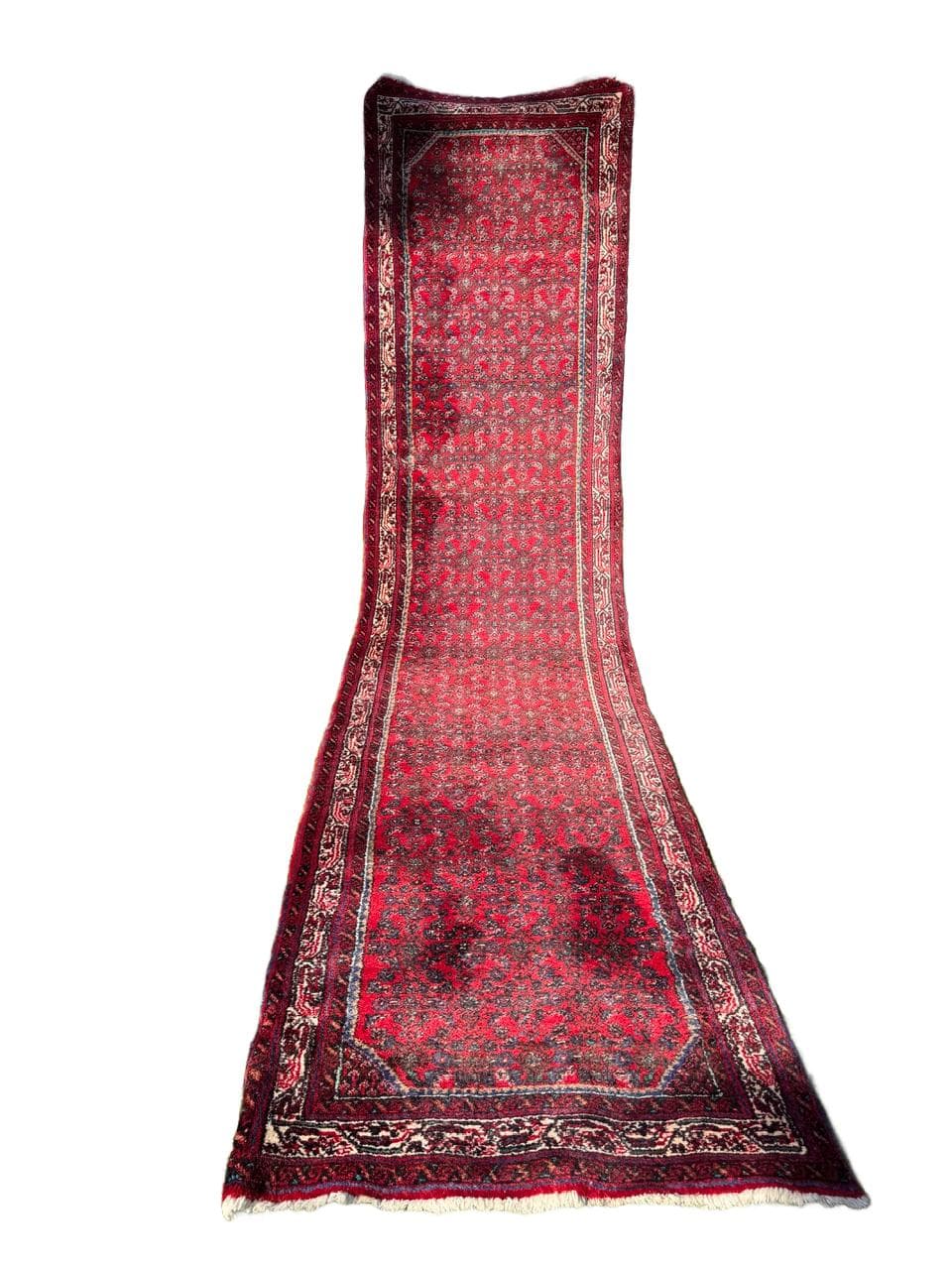 Runner Hamadan, red wool, Iran, 1990s. - 168239