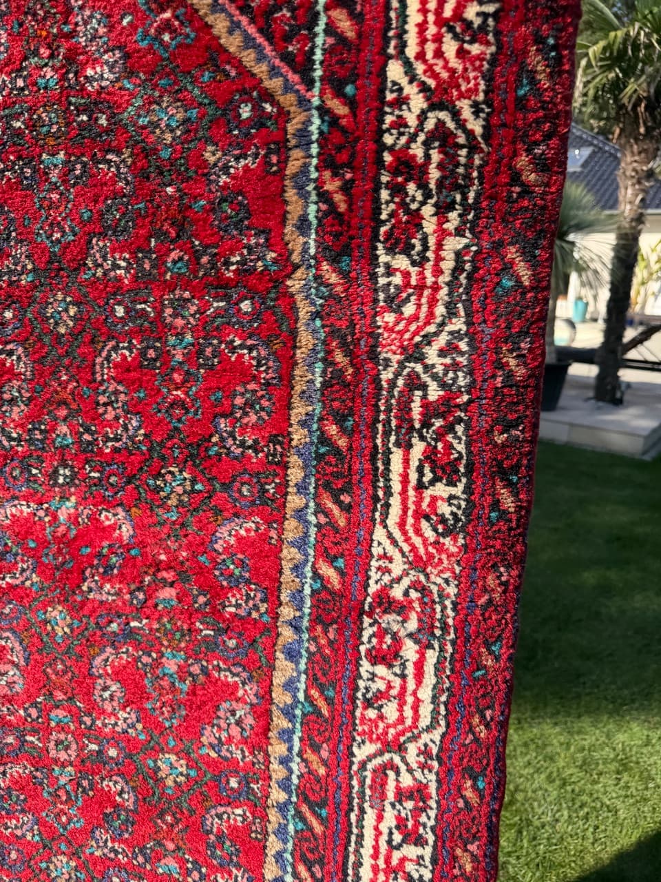 Runner Hamadan, red wool, Iran, 1990s. - 160087