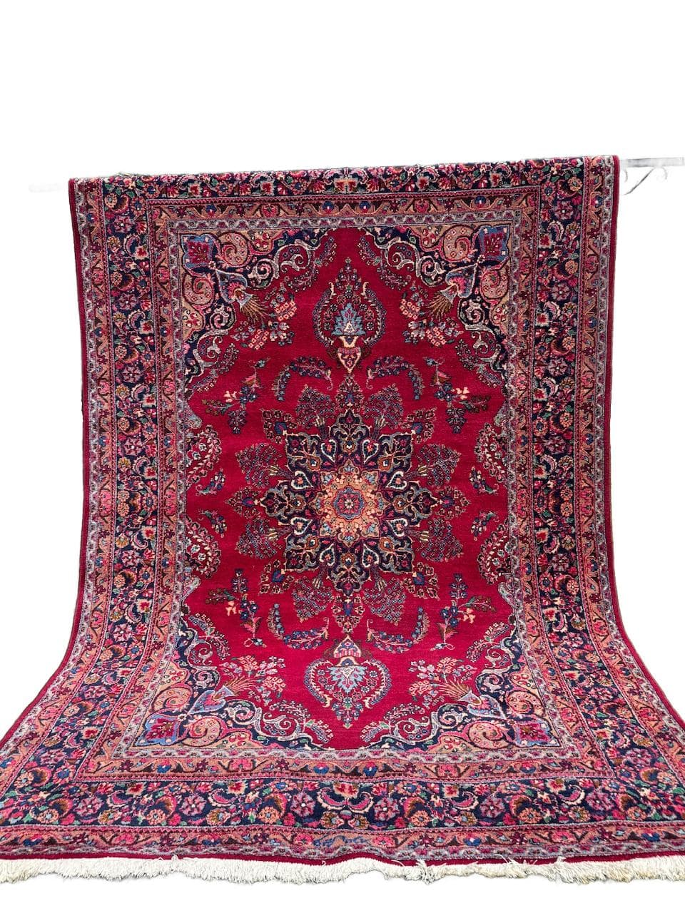 Dywan Meshed, czerwony, wełna, Iran, lata 80. - 167440