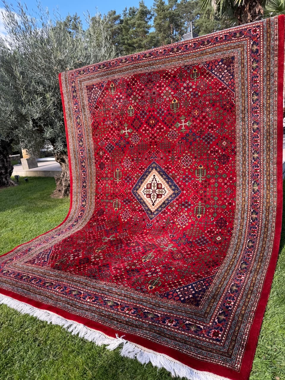 Dywan Indo Bidjar, multikolor, wełna, Indie - 160124