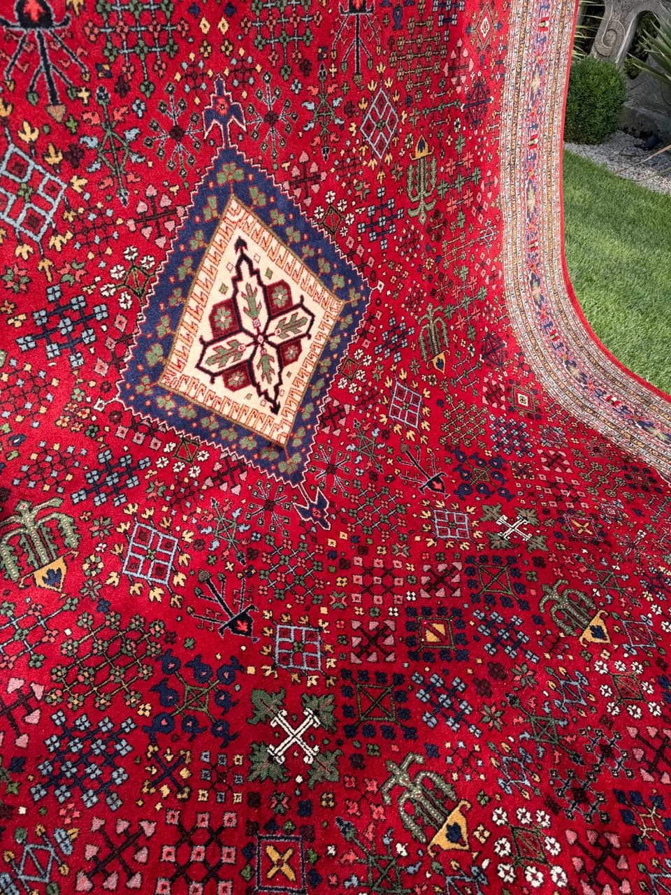 Dywan Indo Bidjar, multikolor, wełna, Indie - 160125