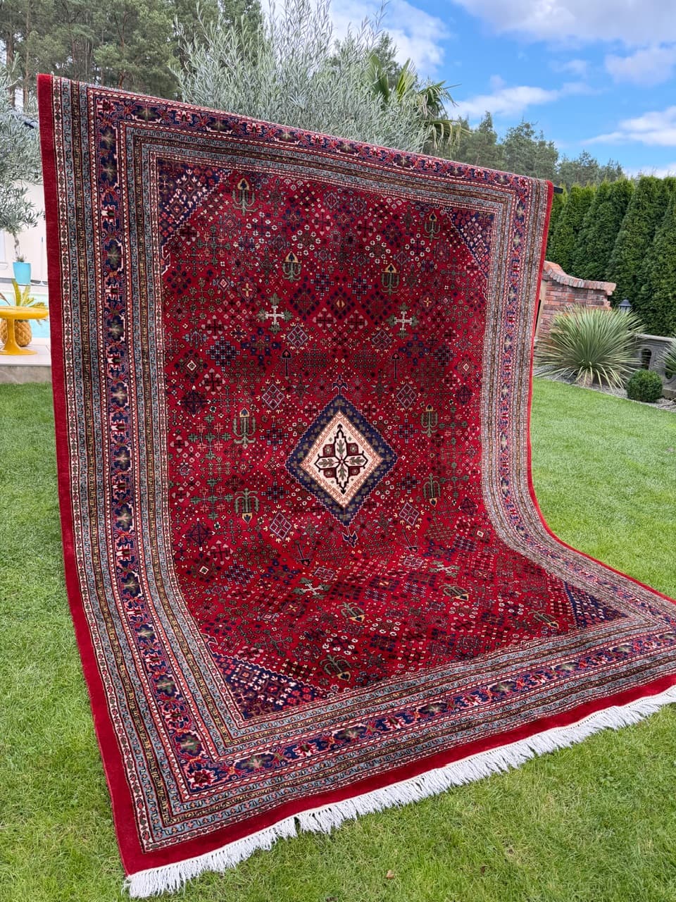 Dywan Indo Bidjar, multikolor, wełna, Indie - 160123