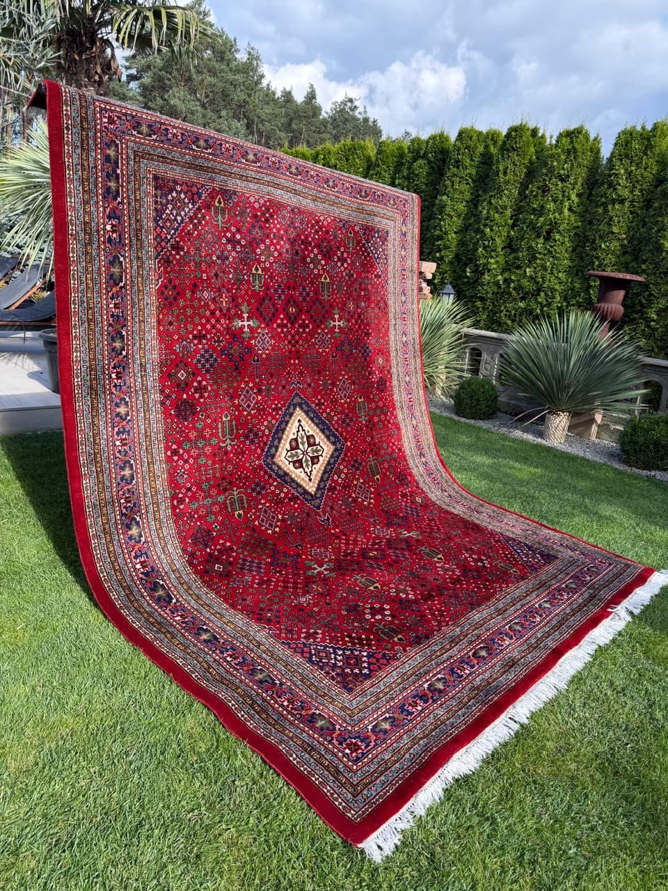 Dywan Indo Bidjar, multikolor, wełna, Indie - 160133