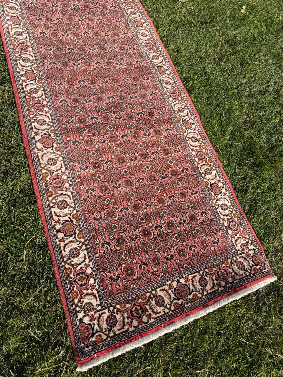 Runner Bidjar, red wool, Iran - 160147