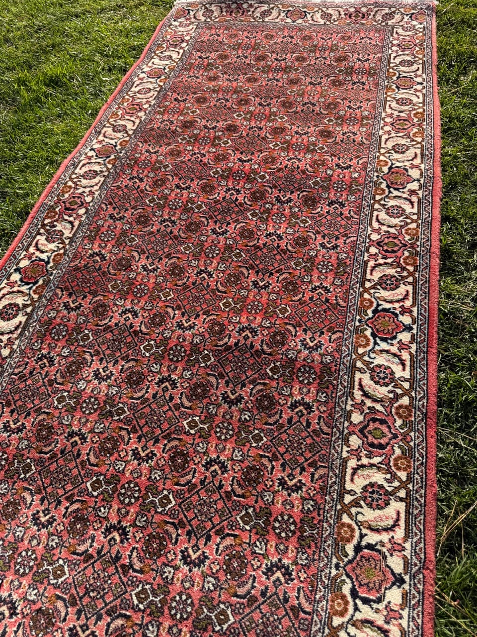 Runner Bidjar, red wool, Iran - 160148