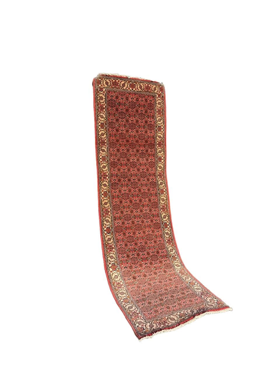 Runner Bidjar, red wool, Iran