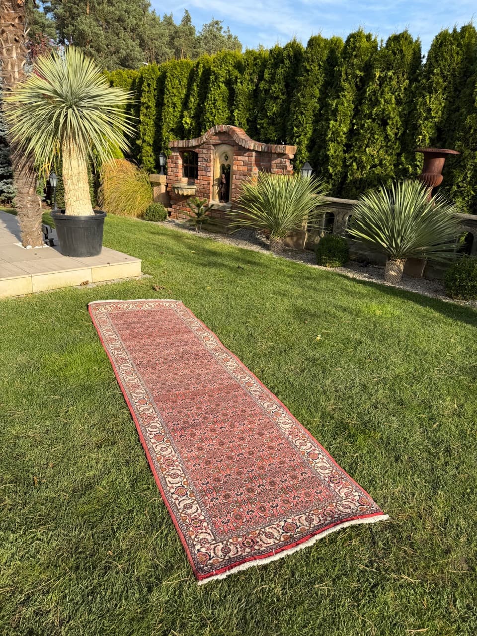 Runner Bidjar, red wool, Iran - 160142