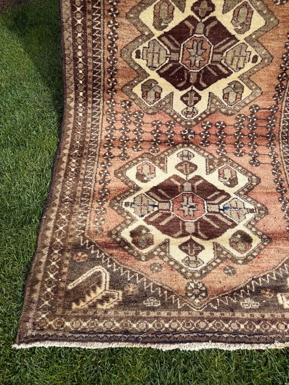 Runner Hamadan, brown, wool, Iran, 1990s. - 160158