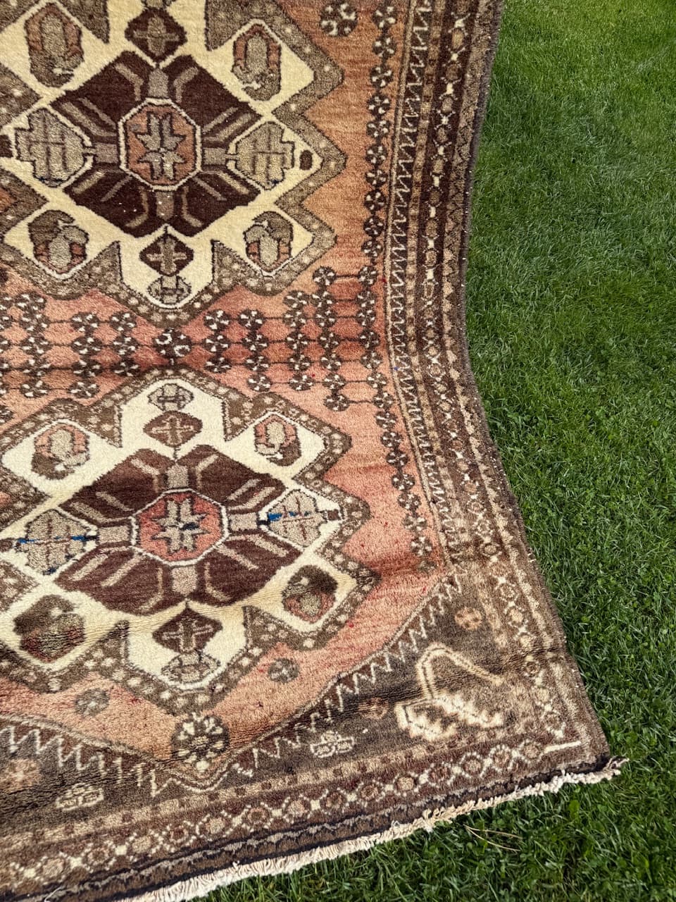 Runner Hamadan, brown, wool, Iran, 1990s. - 160164