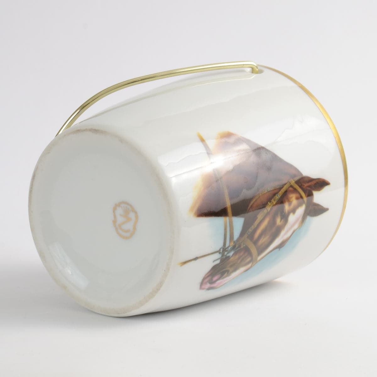 Ice bucket, white porcelain, Germany, 1960s. - 160578