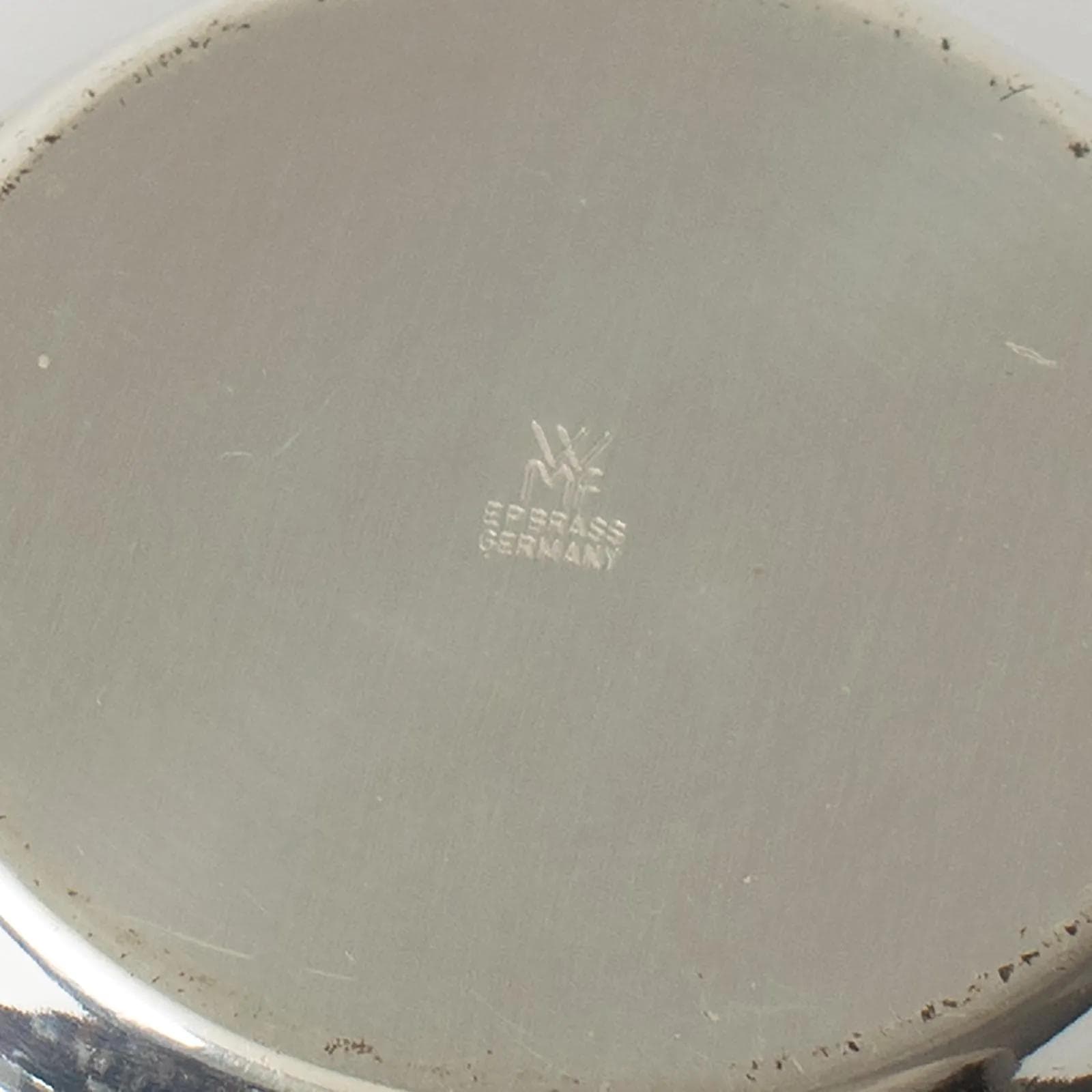 Zestaw mlecznik i cukiernica, srebrny, metal, WMF, Niemcy, lata 60. - 160575