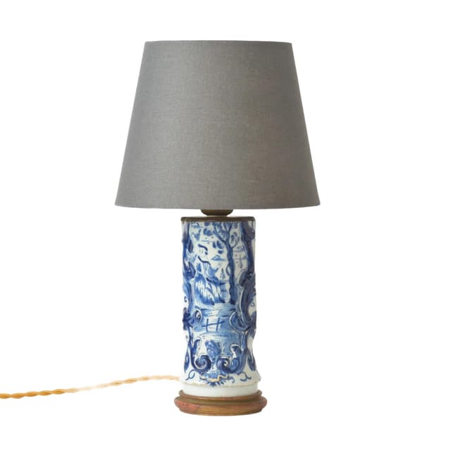 Table Lamp Delft, ivory white, Netherlands, 18th c. - DIMENSION