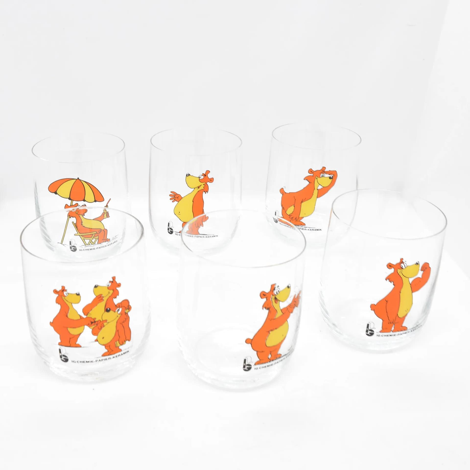 Komplet sześciu szklanek do whisky, multikolor, szkło, Ritenhoff Cristal, Niemcy, lata 90. - 160830