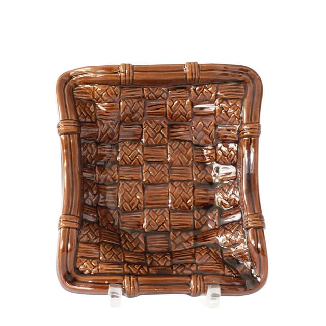 Bowl, Italica Ars, brown ceramics, Italy, 1960s. - DIMENSION