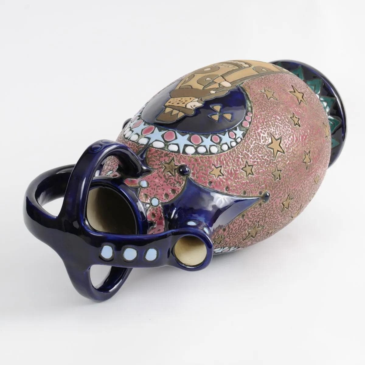 Wazon Amphora, multikolor, ceramika, Amphora, Czechosłowacja, lata 20. - 160392