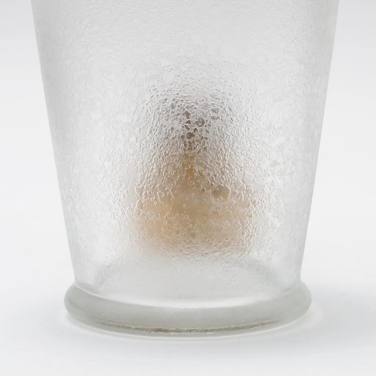 Shaker, biały, szkło, Belgia, lata 50. - 160380