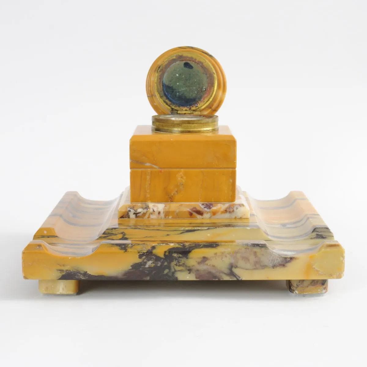 Kałamarz, marmur żółty, Francja, początek XX w. - 160366