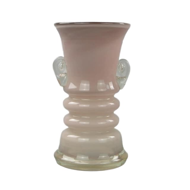 Wazon, szkło multikolor, proj. J. Słuczan-Orkusz, Polska, lata 80. - WYMIARY