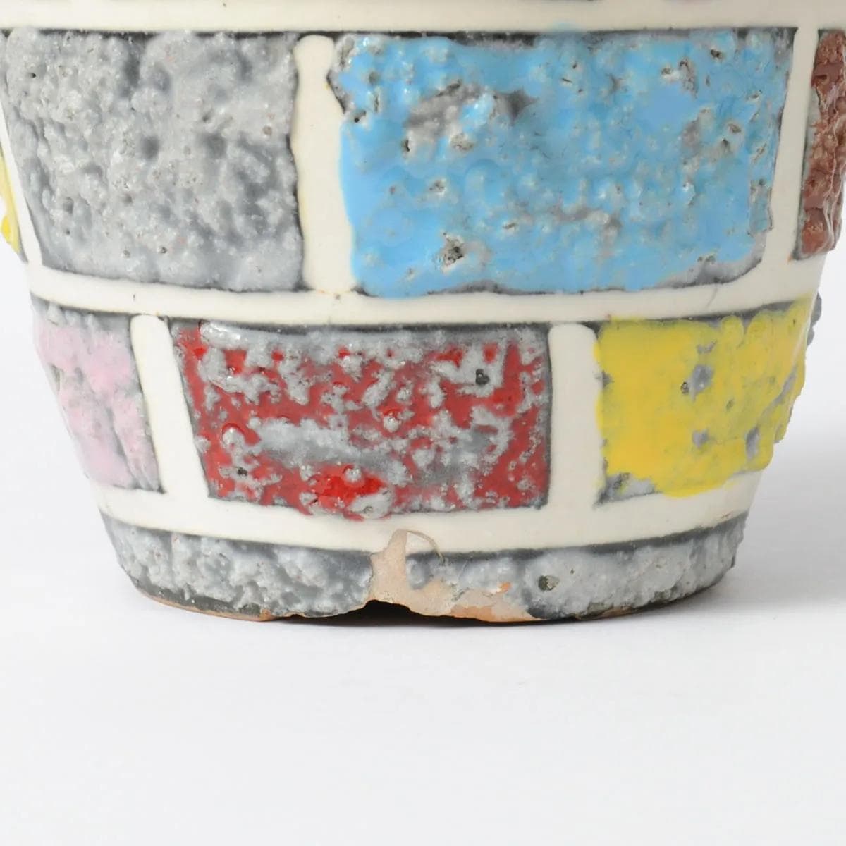 Vase, multicolor ceramic, Fratelli Fanciullacci, Italy, 1960s. - 160293