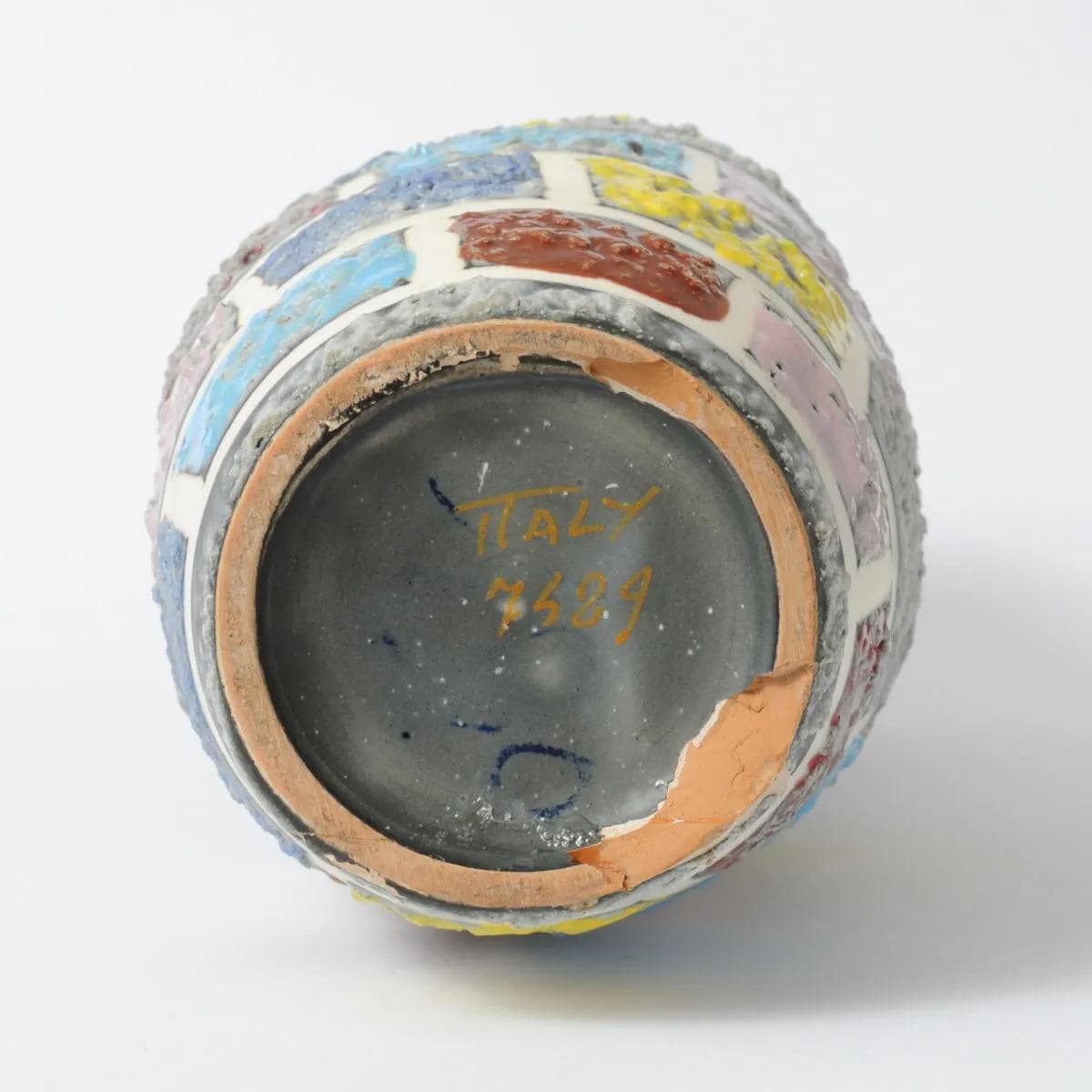 Vase, multicolor ceramic, Fratelli Fanciullacci, Italy, 1960s. - 160292