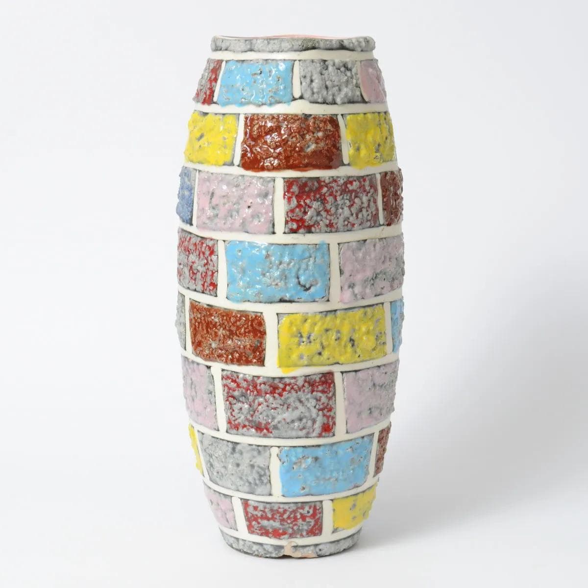 Vase, multicolor ceramic, Fratelli Fanciullacci, Italy, 1960s. - 160290
