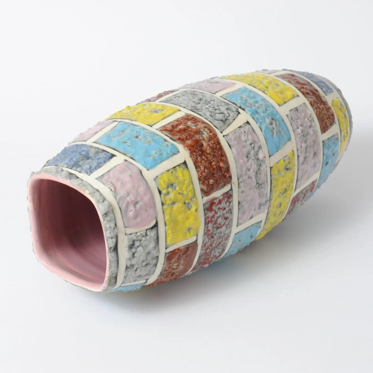 Vase, multicolor ceramic, Fratelli Fanciullacci, Italy, 1960s. - 160294