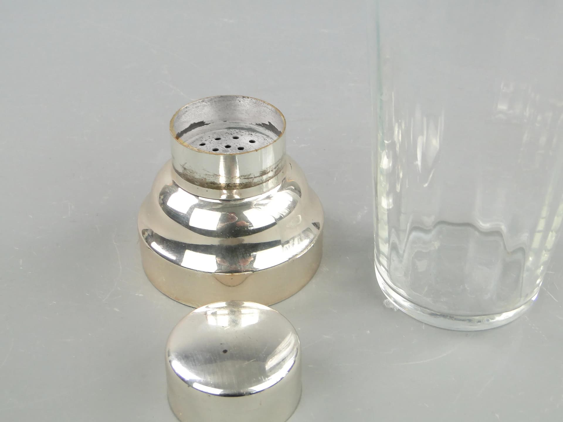 Shaker, szkło transparentne, Quist, Niemcy, lata 60. - 160634