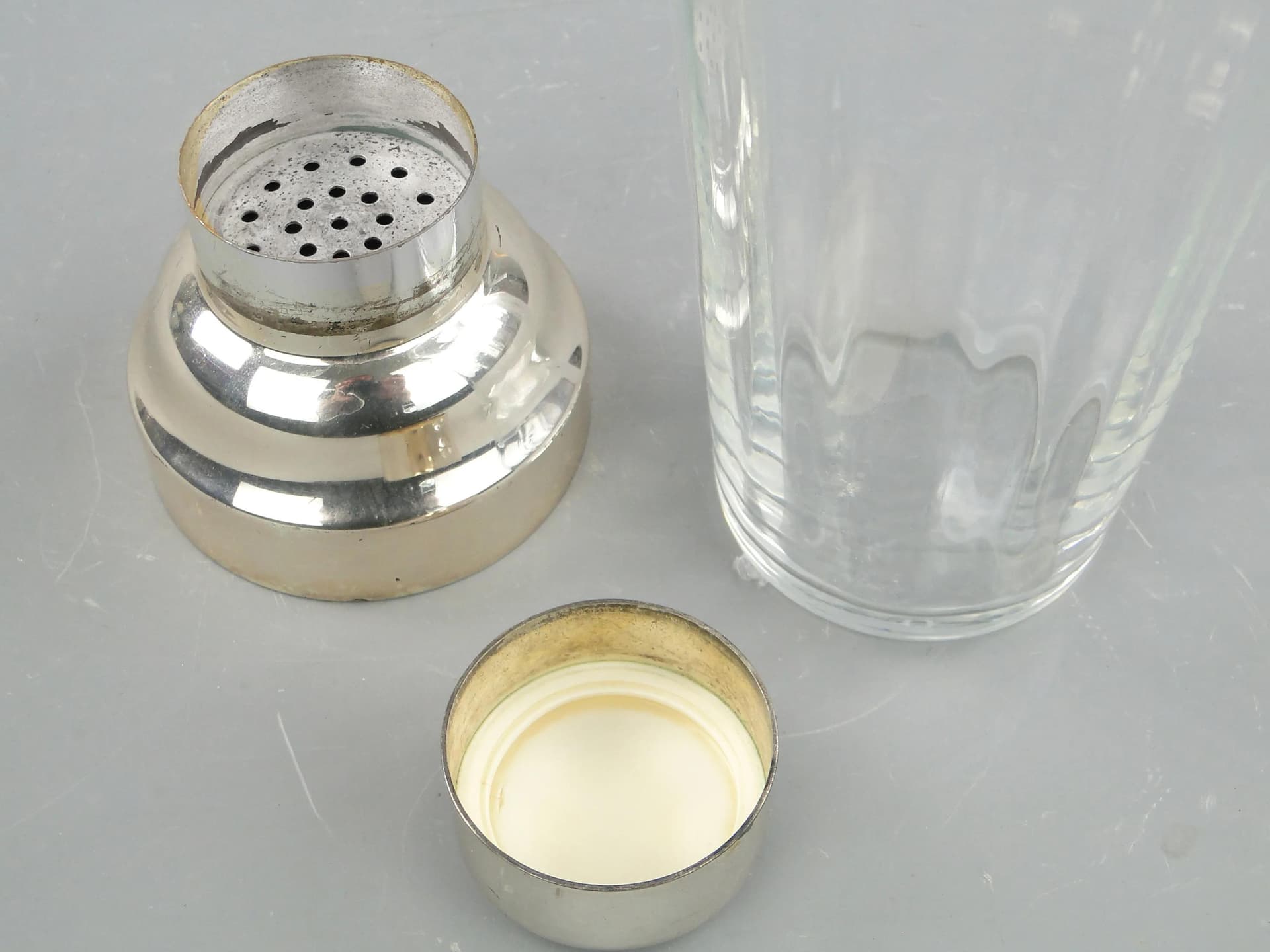 Shaker, szkło transparentne, Quist, Niemcy, lata 60. - 160635