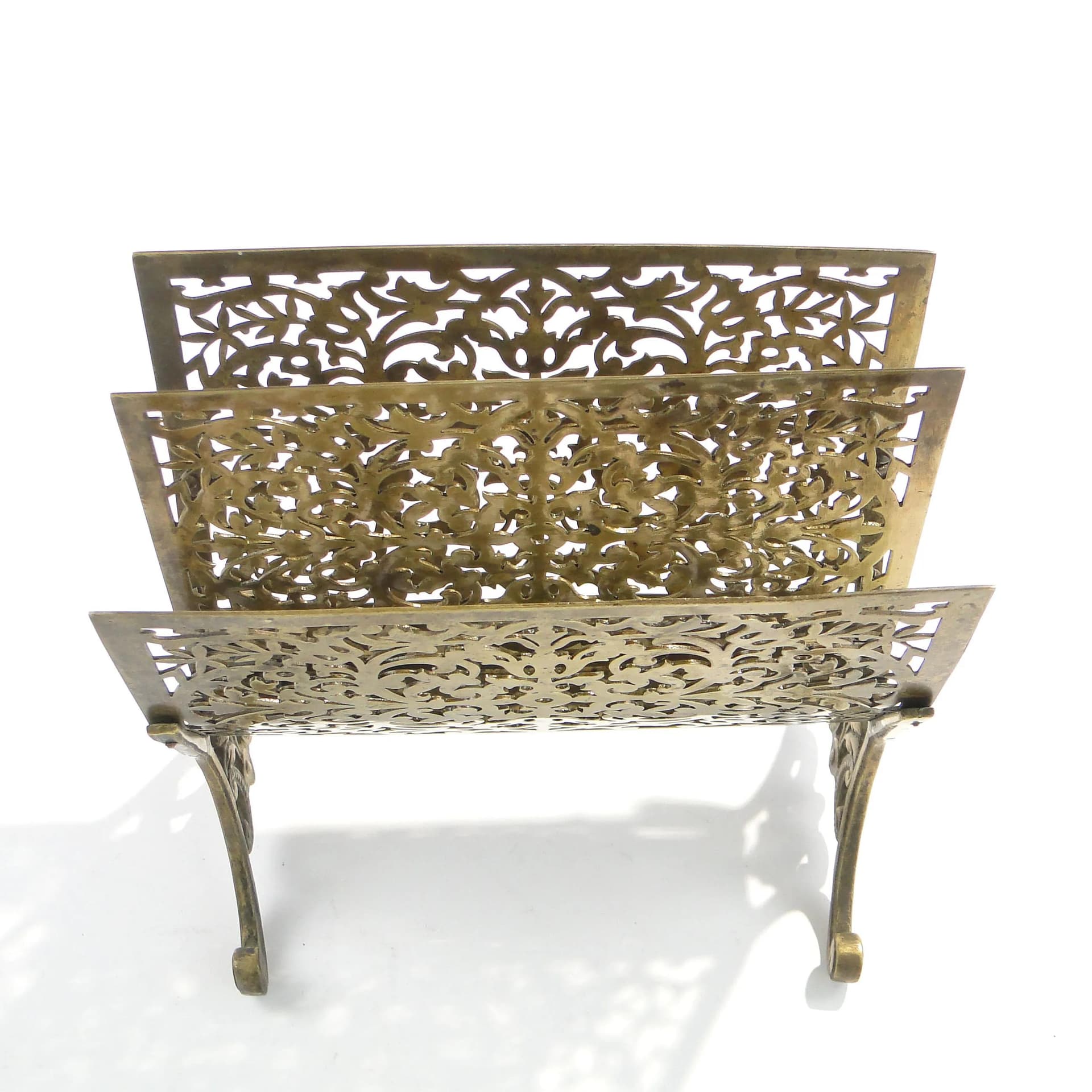 Listownik Art deco, brąz złoty, Niemcy, lata 20. - 160628