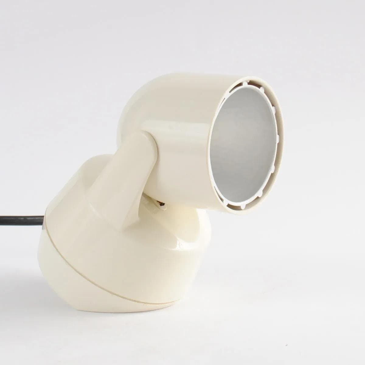 Lampa stołowa, ivory white, plastik, Eichhoff, Niemcy, lata 70. - 160261