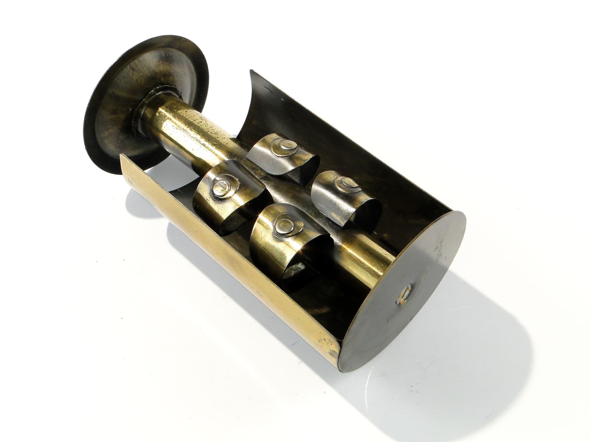 Brutalistyczny świecznik z lat 70. - 160948