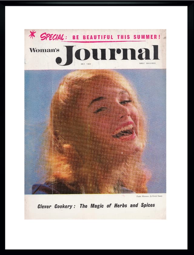 Okładka magazynu Woman's Journal, multikolor, Wielka Brytania, lata 60. - WYMIARY