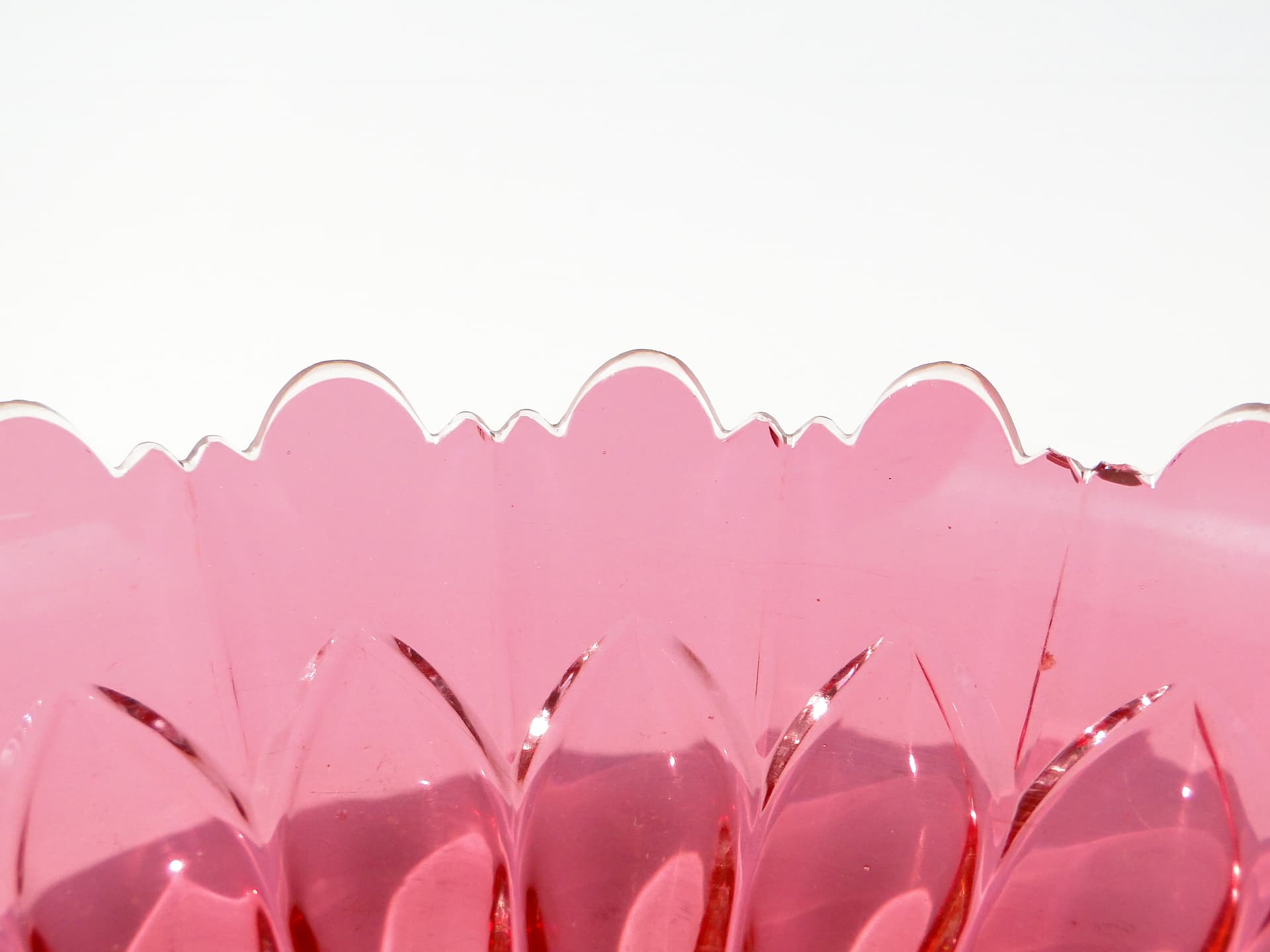 Patera kryształowa w stylu biedermajer, Huta Józefina - 161229