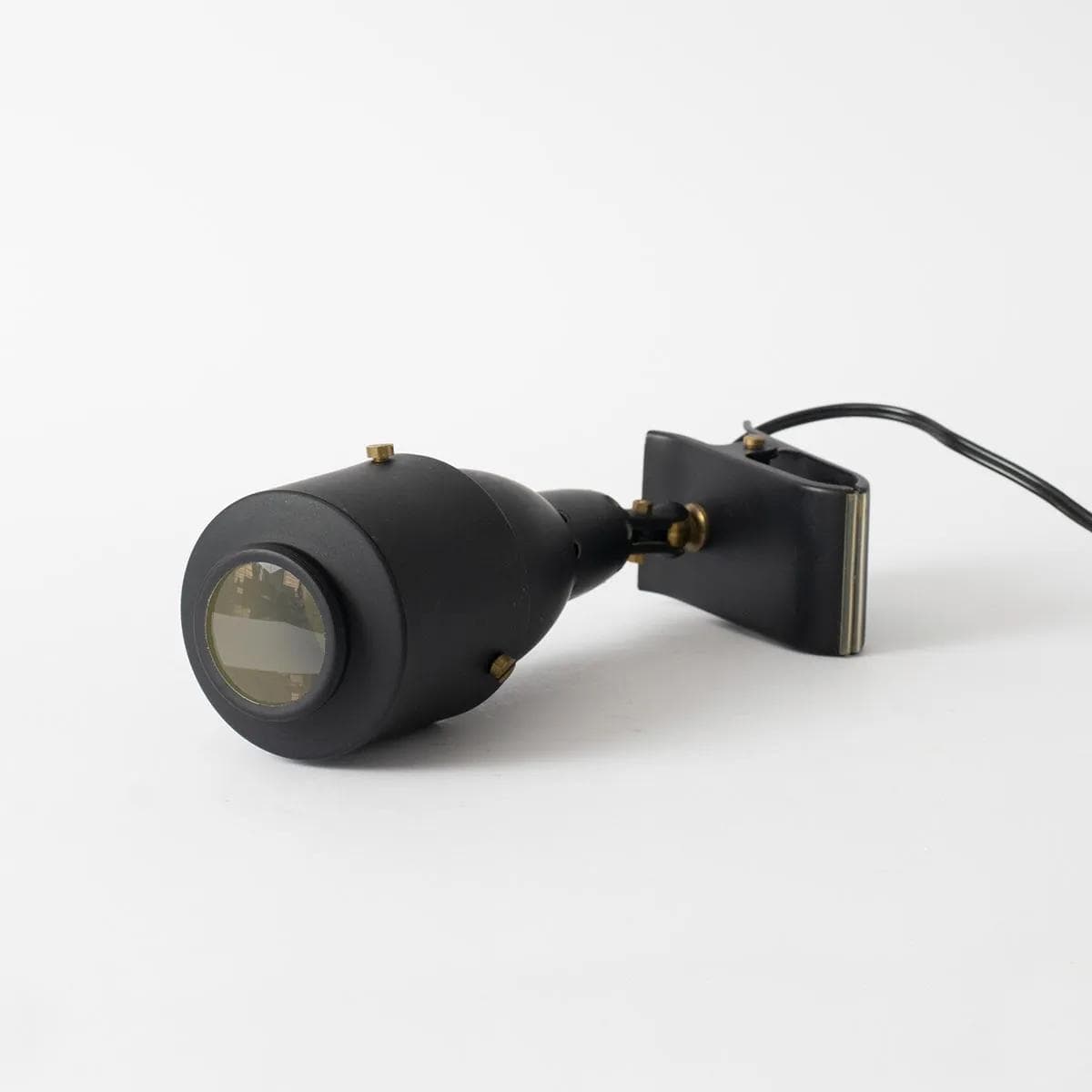 Clip-on lamp, black metal, GB Paris, France, 1950s. - 161964