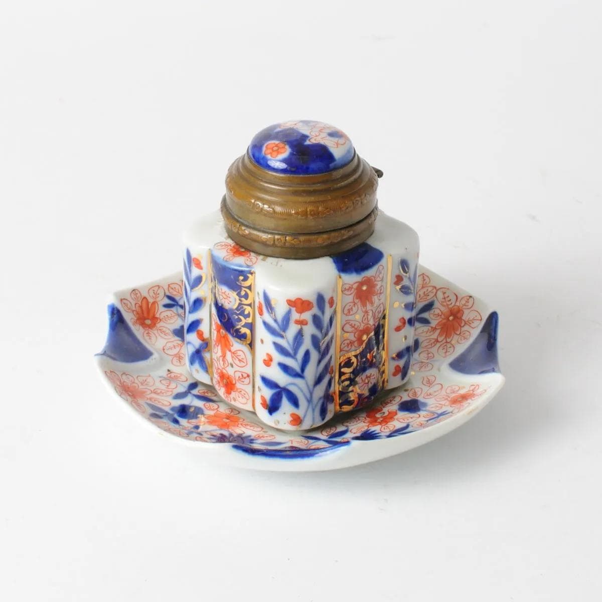 Kałamarz, Imari, multikolor, porcelana, Wielka Brytania, XIX w. - 161926