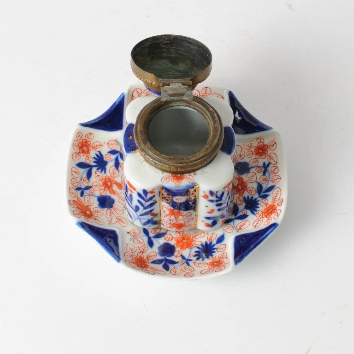 Kałamarz, Imari, multikolor, porcelana, Wielka Brytania, XIX w. - 161929