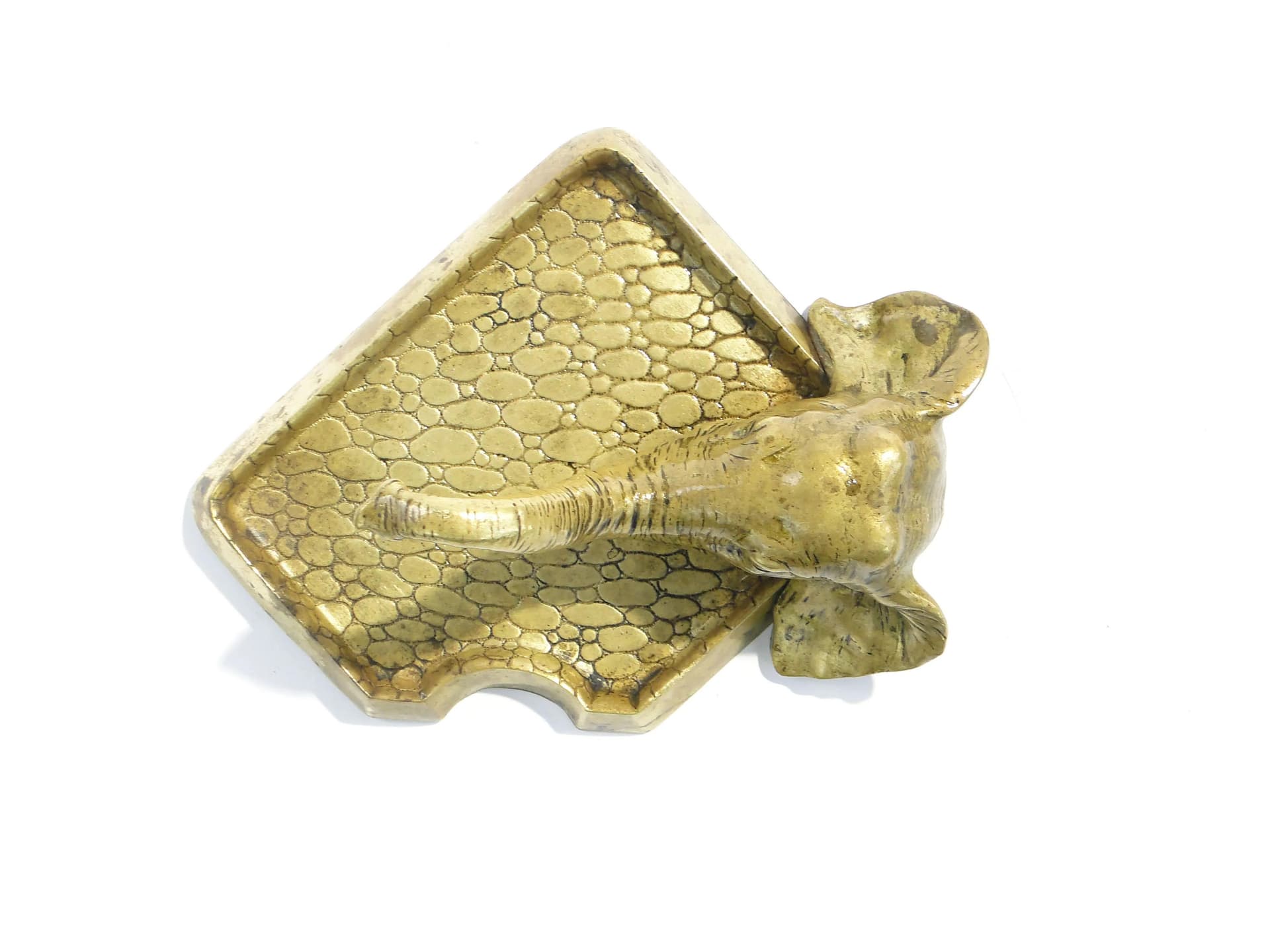 Wizytownik Art Nouveau, brąz złoty, Austria, lata 10. XX w. - 163808