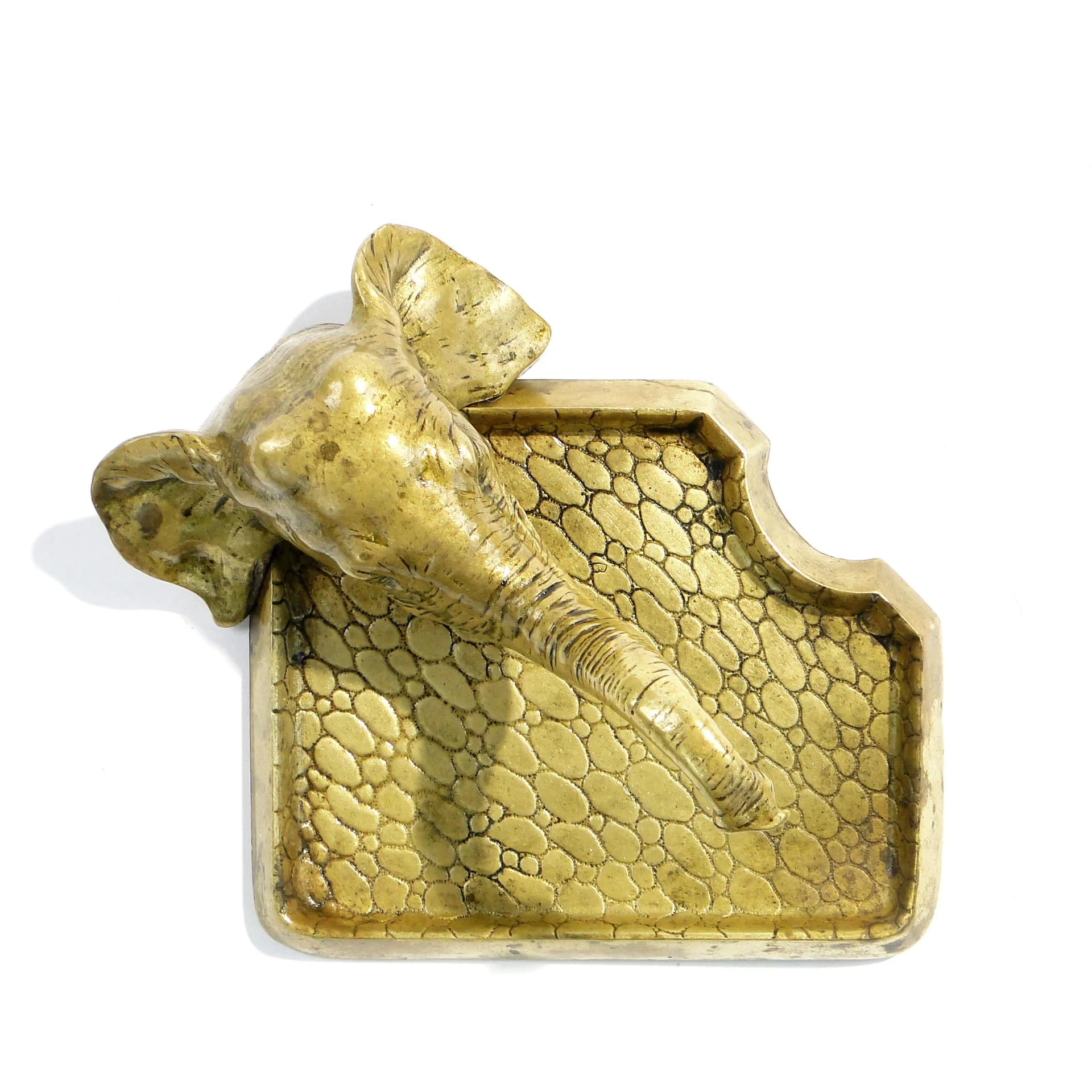 Wizytownik Art Nouveau, brąz złoty, Austria, lata 10. XX w. - 163803