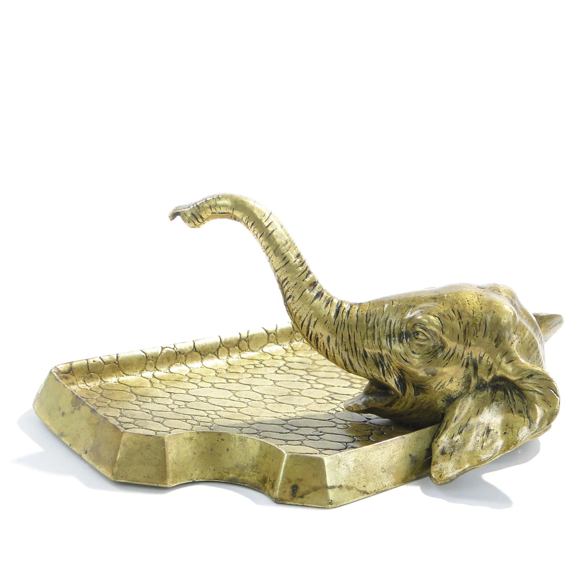 Wizytownik Art Nouveau, brąz złoty, Austria, lata 10. XX w. - 163806