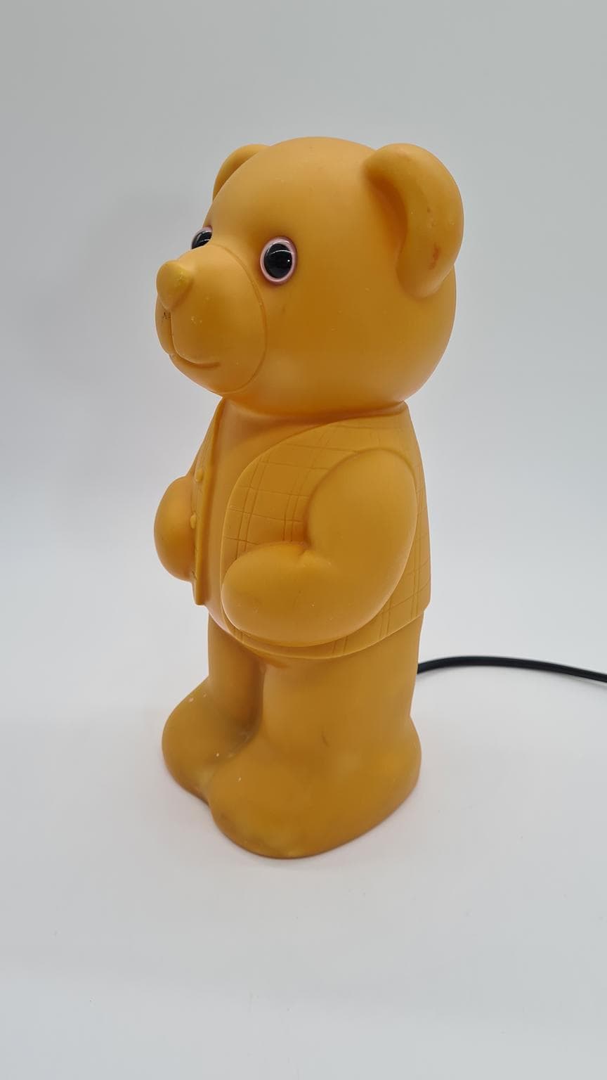 Lampka nocna Lumibär, żółty, polipropylen, Niemcy, lata 90. - 161312