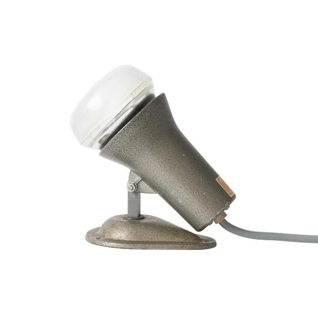 Wall sconce, Lita, silver, metal, glass, France, 1960s. - DIMENSION