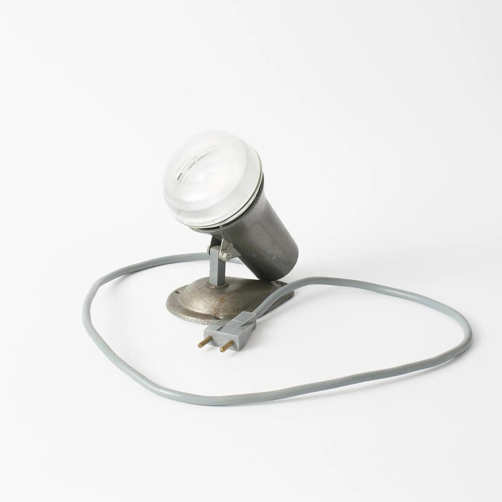 Wall sconce, Lita, silver, metal, glass, France, 1960s. - 161701