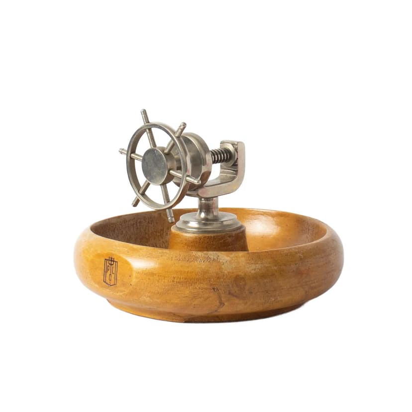 Nutcracker, Polish Ocean Lines, brown, wood, metal, Poland, 1960s.