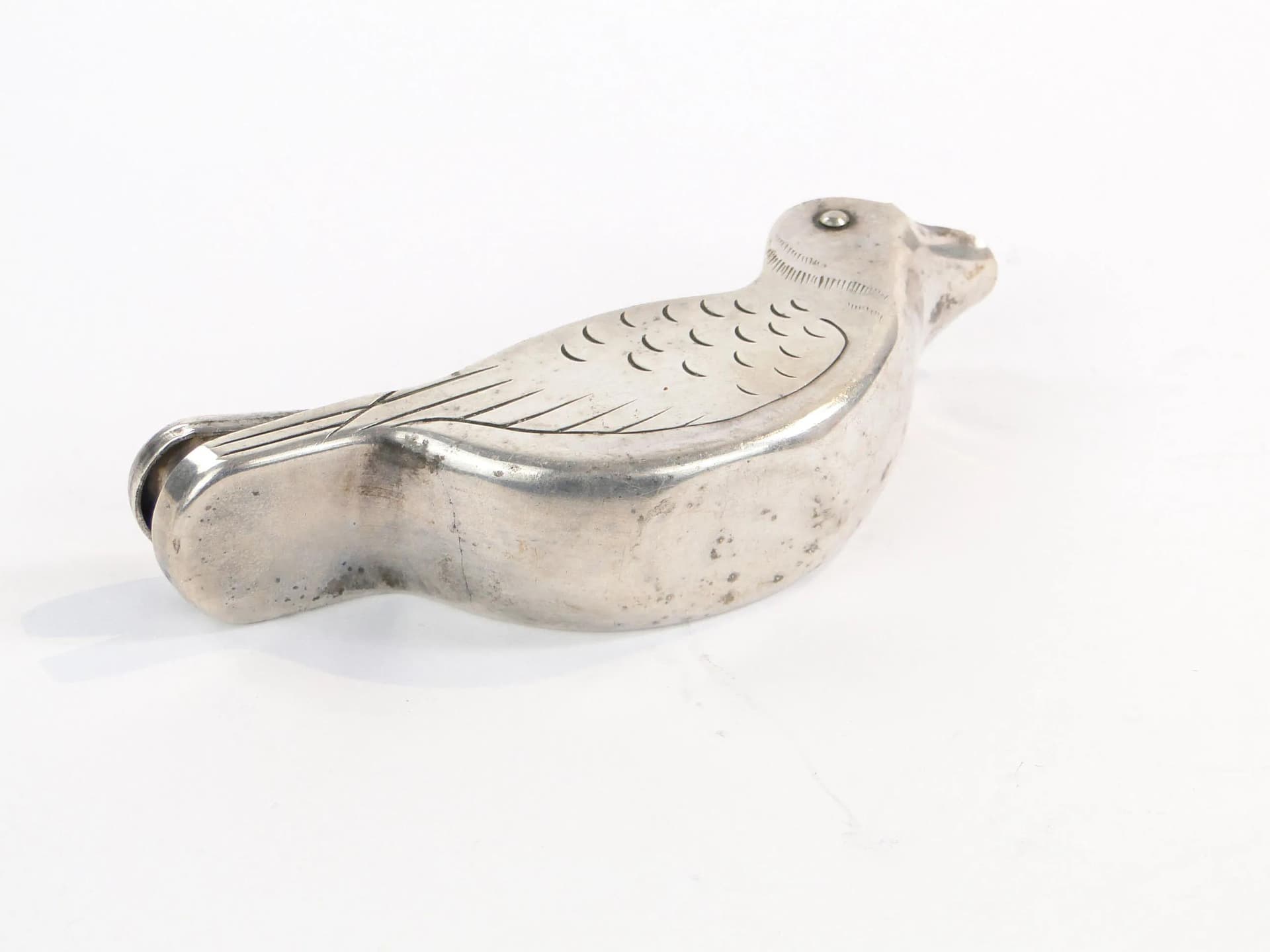 Dzbanuszek na sok cytrynowy, art déco, mosiądz srebrny, Niemcy, lata 20. - 10504