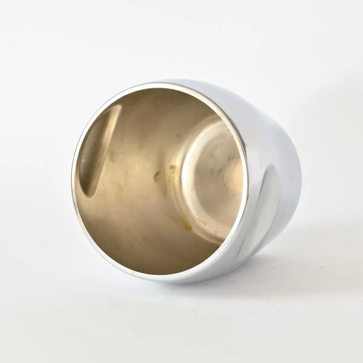 Ice bucket, silver metal, by L. Massoni, C. Mazzeri, Alessi, Italy, 1960s. - 161547