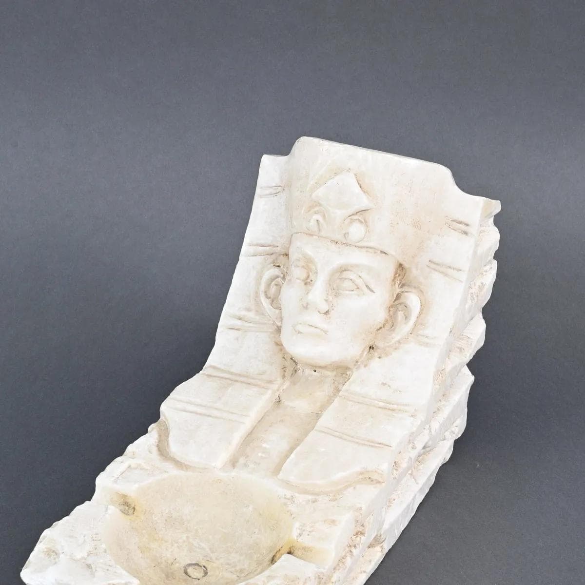 Popielnica art déco, alabaster kość słoniowa, Włochy, lata 30. - 161442