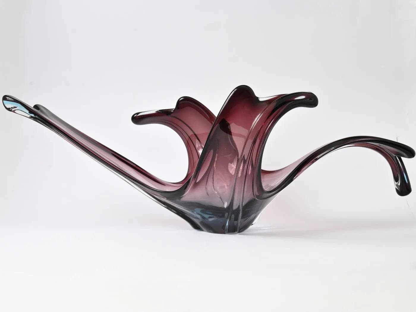 Misa Murano, fioletowy, szkło, Włochy, lata 60. - 161387