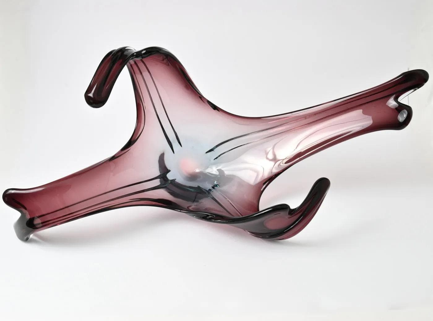 Misa Murano, fioletowy, szkło, Włochy, lata 60. - 161388